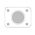 Adaptér na váhu vzduchu Pipercross - Bosch s průměrem filtru 150mm