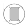 Adaptér na váhu vzduchu Pipercross - Mitsubishi váha vzduchu s přírubou 146mm