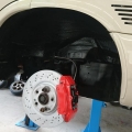 Adaptéry ProRacing pro přední brzdové třmeny Brembo Porsche 996 / Boxster S / Cayman S - VW Transporter T4 (5x112) + kotouče Mercedes (330 x 28mm)