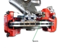 Adaptéry ProRacing pro zadní brzdové třmeny Brembo Porsche 996 / Boxster S / Cayman S - Audi, Seat, Škoda, VW platforma Mk4 (5x100) + kotouče (280 x 22mm)