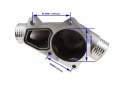 Kryt termostatu ProRacing pro BMW 5-Series E34 525i M50 (91-95) - 11531722531 / 11531740437