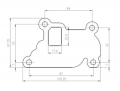 Záslepka EGR ventilu / recirkulace výfukových plynů ProRacing pro Opel Agila A / Astra G / Corsa B/C 1.0 12V X10XE / 1.2 16V X12XE (93-14)