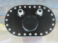 Závodní hliníková palivová nádrž 20l (racing fuel tank) - oválná