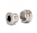 Adaptér na lambda sondu k navaření se záslepkou M18 x 1,5mm - nerezová ocel