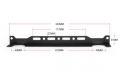 Držák olejového chladiče ProRacing - 262mm (Trust) - černý