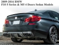 Zadní spoiler BMW 5-Series F10 sedan (10-17) - M-Performance style