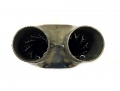 Náhrada katalyzátoru (rezonátor) ProRacing 2x 50mm (duální) - ocel