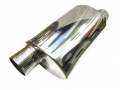 Koncový tlumič výfuku ProRacing MP12 - nerez - 76mm - offset/offset