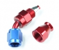 Fitinka koleno 45° D-12 (AN12) 1-1/16x12-UNF - teflonová PTFE hadice