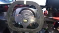 Volant OMP Kubic 310x265mm - černý/černý - semiš 