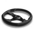 Volant Momo Jet 350mm - černý/černý - kůže