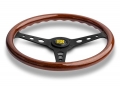 Volant Momo Heritage Line Indy 350mm - černý/dřevěný