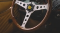 Volant Momo Heritage Line Indy 350mm - stříbrný/dřevěný