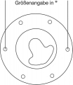 Hliníkové víko nádrže Newton Aero 400 102mm - bez zámku