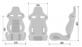 Sportovní sedačka Sparco R333 - černá/šedá