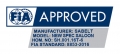 Bezpečnostní pás Sabelt New Spec Saloon 6-bodový červený - očko/karabina (FIA homologace)