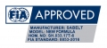 Bezpečnostní pás Sabelt New Formula 6-bodový červený - očko (FIA homologace)