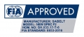 Bezpečnostní pás Sabelt New Spec F2 6-bodový modrý - očko/očko (FIA homologace)