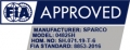 Bezpečnostní pás Sparco Martini Racing 04825H 6-bodový červený - popruh (FIA homologace)