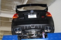 Catback výfuk Invidia typ Q300 pro Subaru Impreza VA WRX/STi (14-16) - homologace (titan look koncovky)