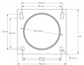 Adaptér na váhu vzduchu Simota AA-01 - 35mm x 81mm