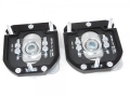 Přední horní uložení tlumičů (Pillowball Top Mounts) Silver Project BMW E30 - 3D 2way verze pro sériový podvozek