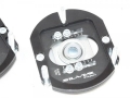 Přední horní uložení tlumičů (Pillowball Top Mounts) Silver Project BMW E36 - 3D 2way verze pro sériový podvozek
