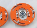 Přední horní uložení tlumičů (Pillowball Top Mounts) Silver Project BMW E36 - 3D verze pro stavitelný podvozek