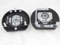 Přední horní uložení tlumičů (Pillowball Top Mounts) Silver Project BMW E39 / E46 / E9X - 3D 2way verze pro sériový podvozek