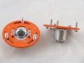 Přední horní uložení tlumičů (Pillowball Top Mounts) Silver Project BMW E39 / E46 / E9X - 3D verze pro sériový podvozek