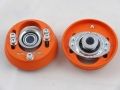 Přední horní uložení tlumičů (Pillowball Top Mounts) Silver Project VW Golf 2/3 / Jetta 2 / Corrado 53i / Passat 35i / Vento - -15mm