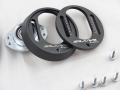 Přední horní uložení tlumičů (Pillowball Top Mounts) Silver Project VW Golf 2/3 / Jetta 2 / Corrado 53i / Passat 35i / Vento - -15mm