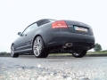 Catback výfuk Milltek Audi RS4 B7 4.2 V8 Sedan/Avant/Cabrio (06-08) - verze bez rezonátorů s klapkami - koncovky leštěné