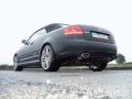 Catback výfuk Milltek Audi RS4 B7 4.2 V8 Sedan/Avant/Cabrio (06-08) - verze s rezonátory bez klapek - koncovky leštěné