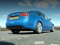 Catback výfuk Milltek Audi RS4 B7 4.2 V8 Sedan/Avant/Cabrio (06-08) - verze s rezonátory bez klapek - koncovky leštěné