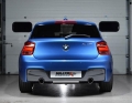 Catback výfuk Milltek BMW 1-Series F20 / F21 M 135i 3/5dv. (12-) - závodní verze - koncovky černé