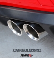 Catback výfuk Milltek Citroen DS3 1.6 THP 16V DSport (10-) - verze s rezonátorem - koncovky leštěné (homologace)