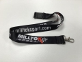 Šňůra na krk / klíčenka Milltek Sport černá