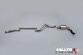 Catback výfuk Milltek Renault Megane RS 250/265 včetně Cup (10-) - verze s rezonátorem (homologace)