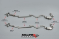 Turboback výfuk Milltek Renault Megane RS 225 2.0T (04-09) - závodní verze