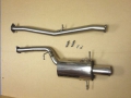 Catback výfuk Milltek Subaru Impreza WRX/STi 2.0 Turbo (01-07) - verze bez rezonátoru