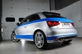 Catback výfuk Milltek Audi A1 S-line 1.4 TFSI 185PS S-tronic (10-15) - verze s rezonátorem - koncovka černá