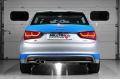 Catback výfuk Milltek Audi A1 S-line 1.4 TFSI 185PS S-tronic (10-15) - verze s rezonátorem - koncovka černá