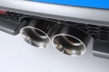 Catback výfuk Milltek Audi A1 S-line 1.4 TFSI 185PS S-tronic (10-15) - verze s rezonátorem - koncovka černá