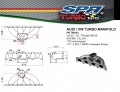 Výfukové svody SPA Turbo Seat Cordoba / Ibiza / Toledo / Leon 1.8T 20V - T25 + WG 38mm