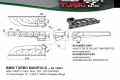 Výfukové svody SPA Turbo BMW E36 / E46 M50 / M50TU / M52 / M54 / S50 / S52 (91-08) - T3 + WG 38mm