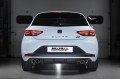 Catback výfuk Milltek Seat Leon 5F Cupra 280/290 2.0 TSI (14-) - verze s rezonátorem - koncovky leštěné Oval (homologace)