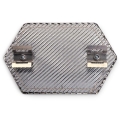 Tepelný štít (Pipe shield) Thermotec - 9,5 x 14,6cm Carbon