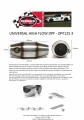 Univerzální sportovní filtr pevných částic (DPF) Simons / Redback