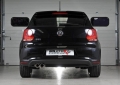 Catback výfuk Milltek VW Polo 6R GTi 1.4 TSI 180PS 7-st. DSG (10-) - verze s rezonátorem - koncovka černá